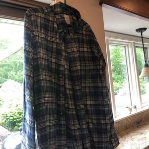 Men’s chaps flannel button down